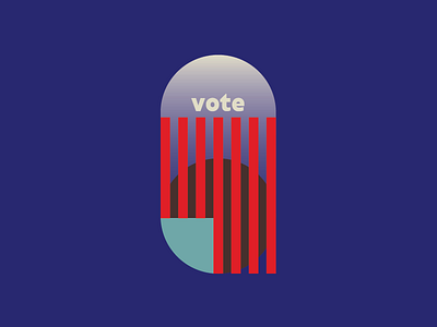 AIGA Get Out the Vote Poster get out the vote graphic design poster thanks