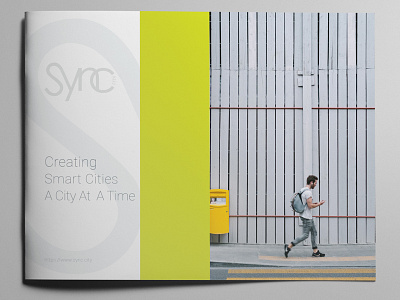 Sync City LLC Company Brochure art direction brand design branding brochure orbital visual sync city tim tourtillotte