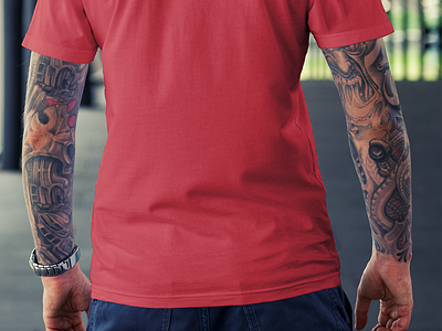 Download Mockup Redbird T Shirt Mockup Rev3 5 Redshirt By Tim Tourtillotte On Dribbble