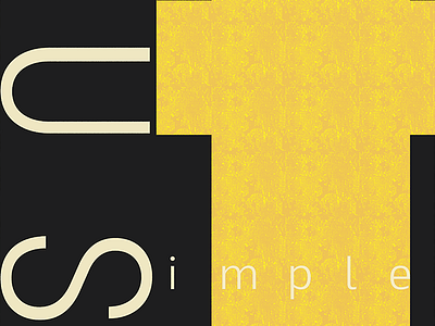 Just Simple Poster minnesota orbital visual llc poster poster art thefuturchallenge tim tourtillotte typography