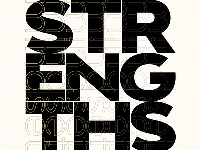 Strengths & Mindset minnesota orbital visual llc poster poster art thefuturchallenge tim tourtillotte typography