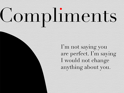 Compliments