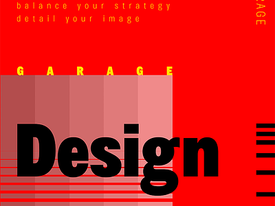 Design Garage Poster