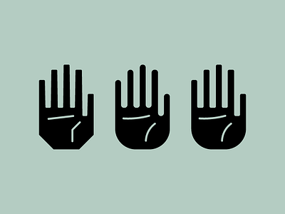 Hand Symbols design graphic hand mark symbol