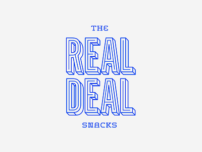 Real Deal logo logodesign logotype packaging type typography