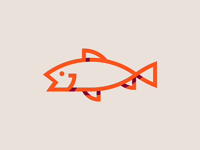 Feeshh animal fish fishing flyfishing icon illustration logo logodesign mark outdoors trout