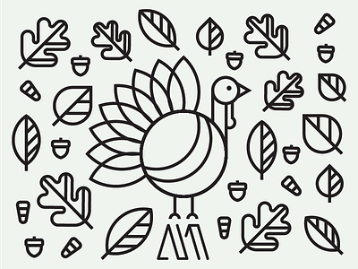 Thanksgiving 2016 candycorn food holiday icon leaf lineart logo stuffing thanksgiving turkey