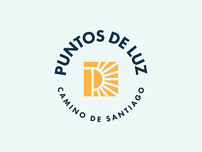 Puntos De Luz branding lockup logo mark missionary missions p spain sun type