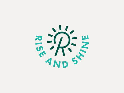 Rise and Shine bali beach branding cafe logo logomark logotype ocean restraraunt shine sun surf