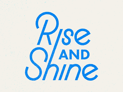 Rise and Shine branding cafe customtype logo logotype script sun surf surfing type