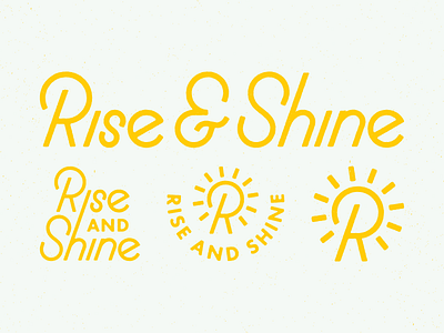 Rise and Shine bali beach branding cafe logo logomark logotype ocean restraraunt shine sun surf