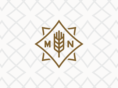 MN Craft Brewers Guild beer brand brewery brewing craft guild hops identity logo mark mn wheat