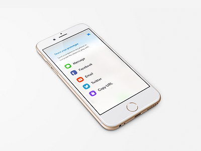 Share your prototype app ios8 iphone 6 iphone 6 plus iphone app product share