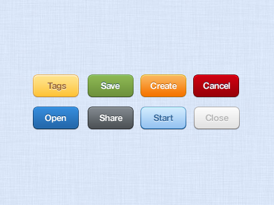 Free Funky UI Buttons PSD buttons form freebie psd ui web app website