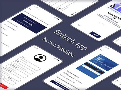 Fintech app app design ui ux
