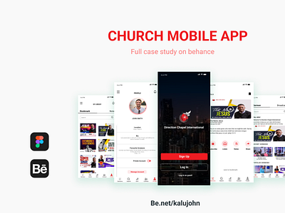 CHURCH MOBILE APP church app church mobile app design product design ui ux