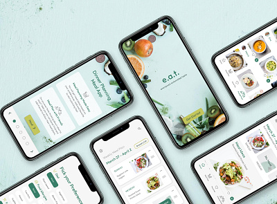 e.a.t. - dinner meal planning app app app design branding design graphic design ui ux ux design