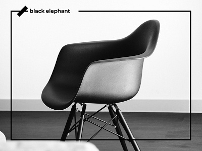 Black Elephant | Branding architechture architectural design behance black black and white branding design frames interior interior design logo shapes template design tick