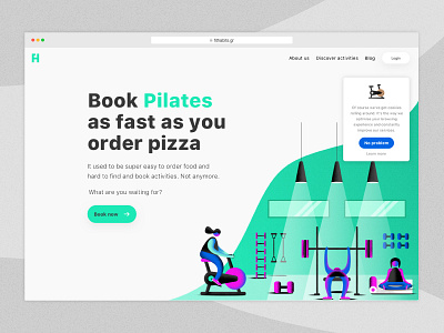 Fithabits | Landing Page character design fitness fitness app homepage illustrations landing page logo logotype ui ux design web app web design website design