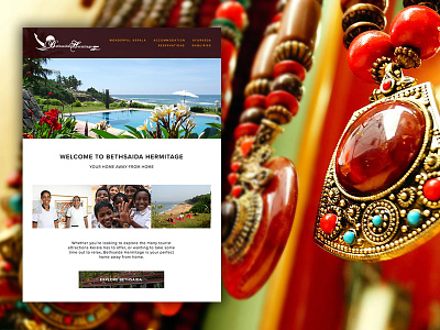 Bethsaida Hermitage Website build mockup website design