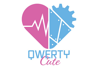 QWERTY Cute branding design graphic design illustration logo vector