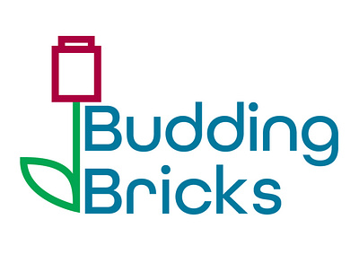 Budding Bricks branding design graphic design illustration logo vector
