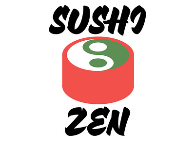 Sushi Zen design graphic design illustration logo vector