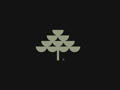 Minimal tree logo