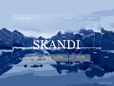 Skandi design skandinavian travel web design