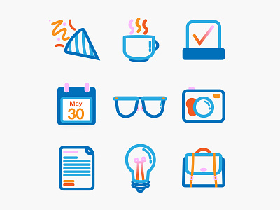 Creative Casual Icons cool creative first shot icons illustrator