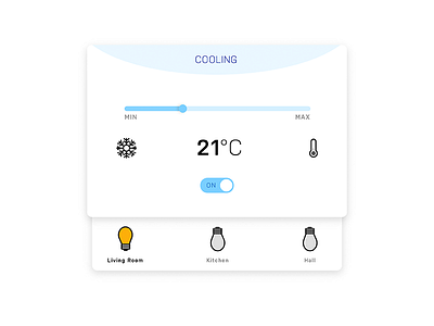 021 - Home Monitor Dash 021 app daily ui dashboard design home home monitor icon illustration minimal uiux