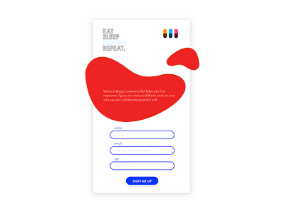 026 - Subscribe 026 dailyui design form sign up subscribe uiux