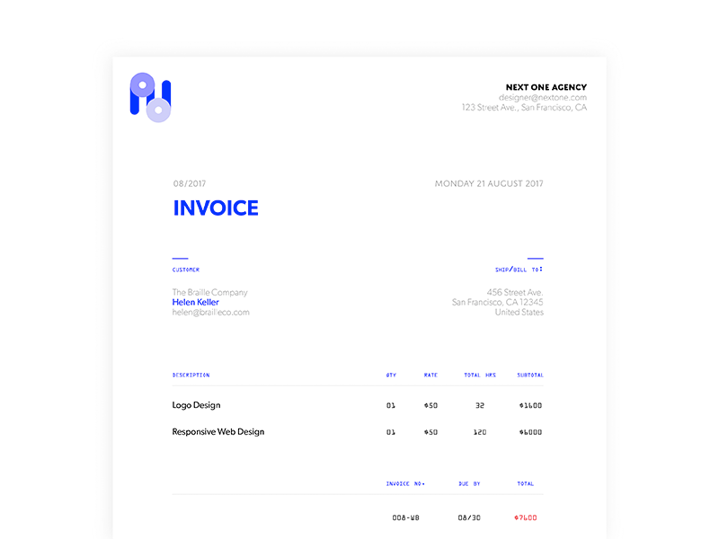 form invoice javascript by  Ngu   046 Dribbble Annie Dribbble  Invoice