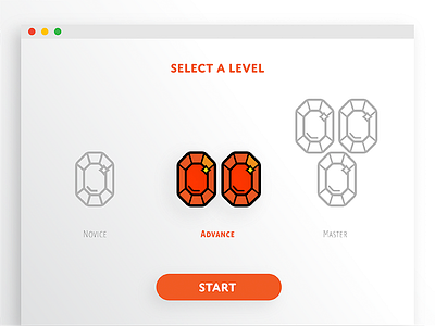 064 - User Type 064 app daily ui game learn level start uiux user type web