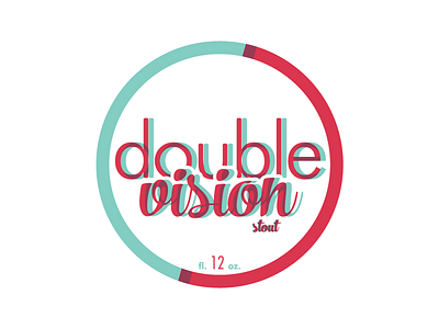 Double Vision - Beer Label