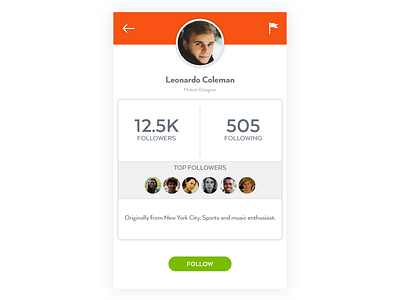 Daily UI 006 - Profile