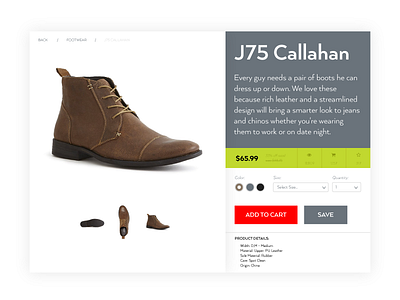 Daily UI 012 - E-Commerce Shop