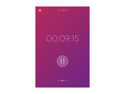 Daily UI 014 - Countdown 014 app clock countdown dailyui time tracker timer ui ux