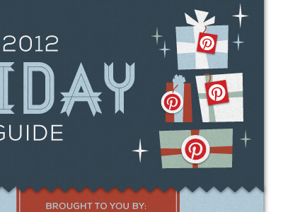 Holiday Gift Guide gifts illustration presents ribbon tags vector