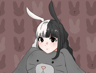 Bunny Plush illustration