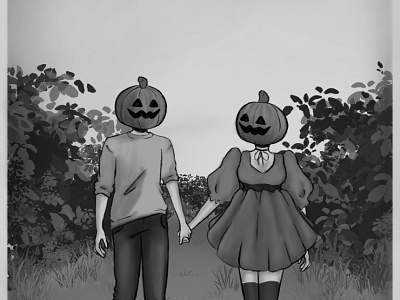 Pumpkin design illustration