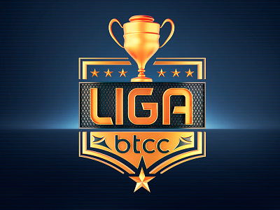 Liga BTCC 3d btcc cup football gold league soccer star world