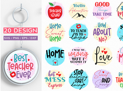 Keychain SVG Bundle, Keychain SVG keychain pattern svg keychain svg keychain svg bundle paint brush strokes svg