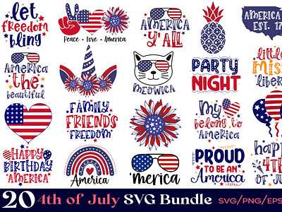 4th of July SVG Bundle