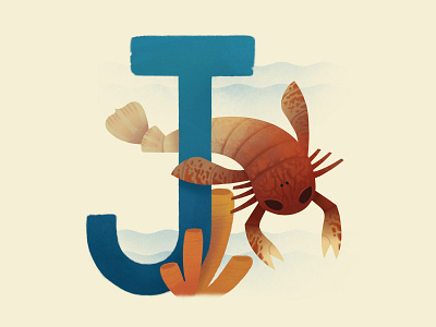 Jaekelopterus animal crab extinct illustration lobster notreally painting prehistoric shrimp