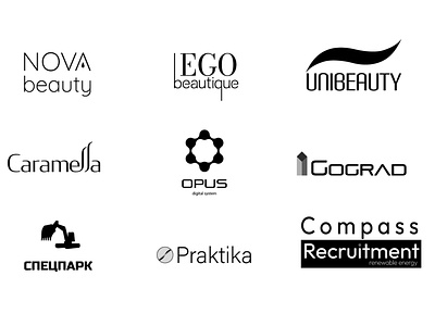 Logofolio beauty branding city compass corporative style graphic design identity infographic logo recruitment space track