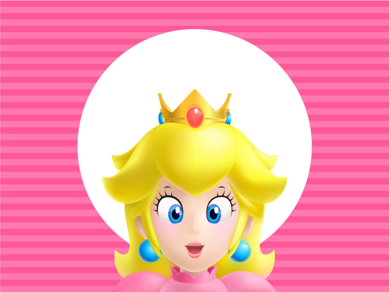 Princess Peach by 古木 on Dribbble