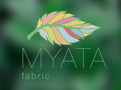 Logo_Myata flat logo marushabelle mint vector