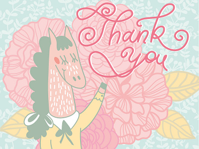 Thank you! beautiful cute flat heart logo love marushabelle sweet vector