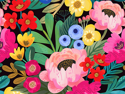 Garden of Paradise floral pattern